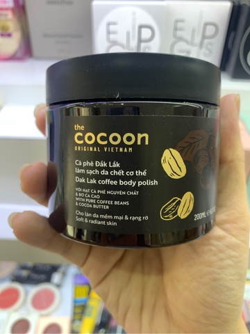 Tẩy Da Chết Body Cocoon Chiết Xuất Cà Phê Dak Lak