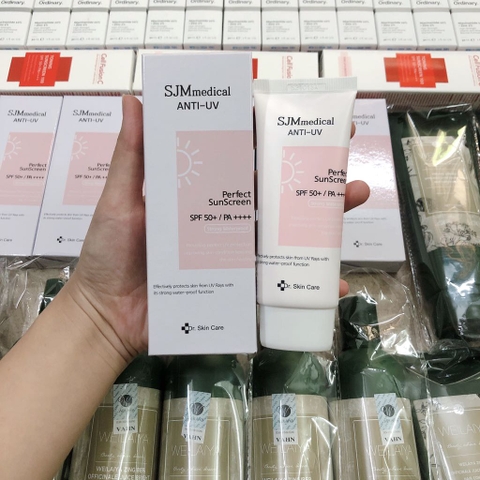 Kem chống nắng SJM Medical Anti UV Perfect SunScreen SPF50+/PA++++ Dr. Skin Care 60g