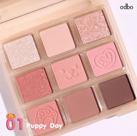 Bảng Phấn Mắt Odbo 9 Ô Sweet Munch Eyeshadow Pallete