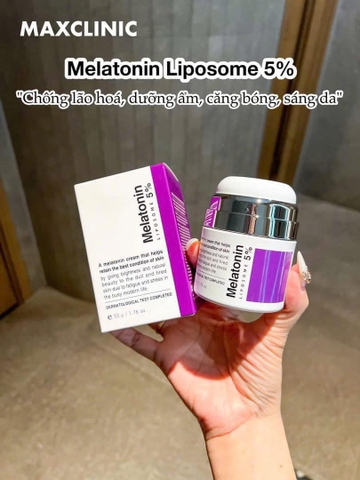 Kem Dưỡng Melatonin Liposome 5% Maxclinic Time Return Cream 50g