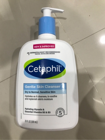 Sữa Rửa Mặt Cetaphil Gentle Skin Cleanser Dành cho Da thường, Da Khô & Nhạy Cảm
