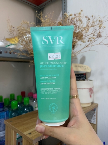 Sữa Rửa Mặt SVR Xanh Dương Physiopure Gelée Moussante 200ml