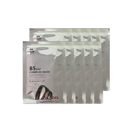 Combo 10 Mặt Nạ Kr.Lab+ B5 EGF Complex Cấp Ẩm Phục Hồi