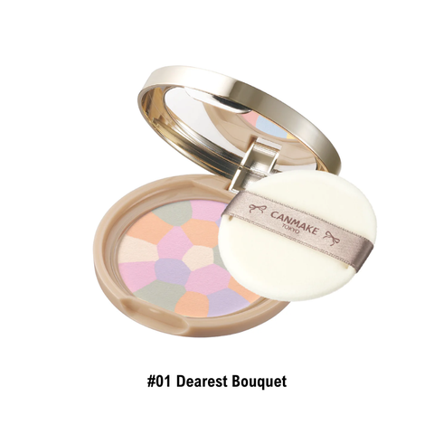 Phấn Phủ Đa Sắc Dạng Nén Canmake Marshmallow Finish Powder Abloom SPF19 PA++ 4g