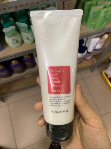 Sữa Rửa Mặt Cosrx Salicylic Acid Daily Gentle Cleanser Dành Cho Da Mụn 150ml