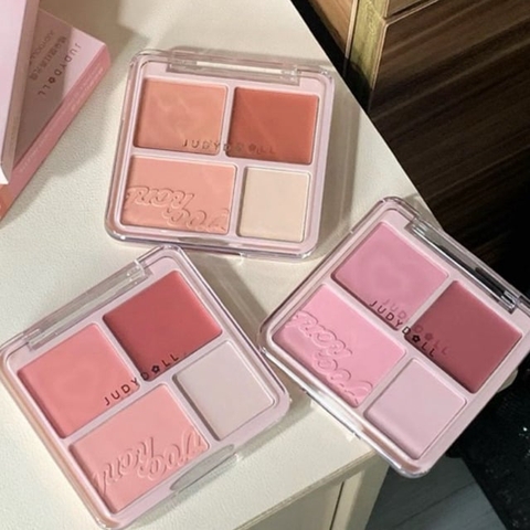 Bảng Má Hồng + Highlight Judy Doll Blush & Highlight Palette