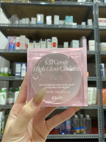 Phấn Nước Clio Kill Cover High Glow Cushion kèm lõi refill 14g