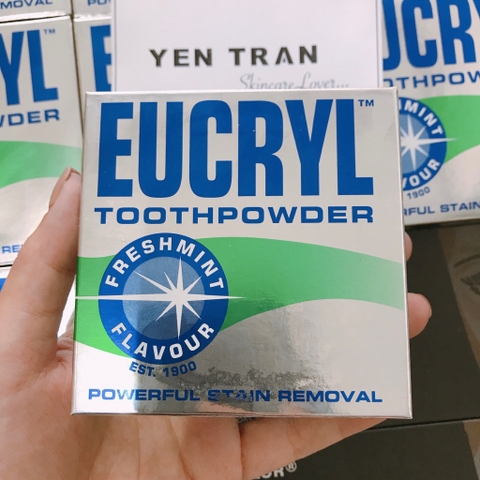Bột Trắng Răng Vị Bạc Hà Eucryl (50g)