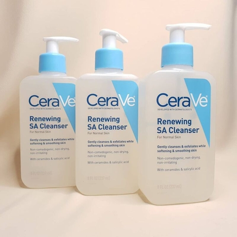 Sữa Rửa Mặt Cerave Renewing SA Cleanser Da Mụn