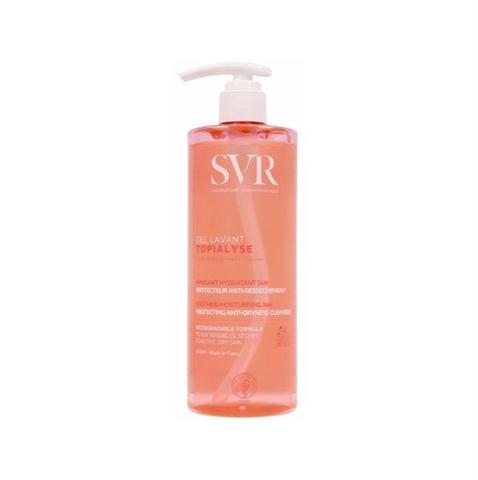 Sữa Rửa Mặt SVR Topialyse Gel da khô, da nhạy cảm - Hồng