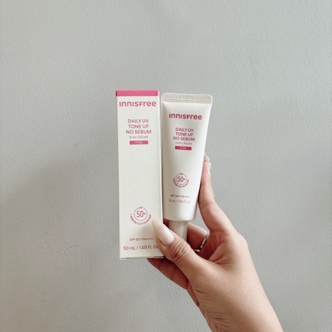 Kem Chống Nắng Innisfree Tone Up No Sebum Sunscreen EX SPF50 PA++++ Mẫu Mới