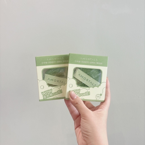 Bông Mút Rửa Mặt Bọt Biển AMORTALS