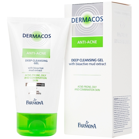 Sữa Rửa Mặt Farmona Dermacos Anti Acne Deep Cleansing Gel 150ml