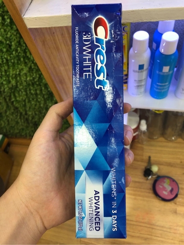 Kem Đánh Răng Trắng Răng Hiệu Quả CREST 3D White Advanced Triple Whitening