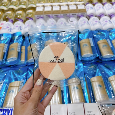 Bông Phấn Ướt Tam Giác 3 Cái Vacosi BP12