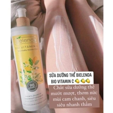 Dưỡng Thể Trắng Da Bielenda Bio Vitamin C 400ml