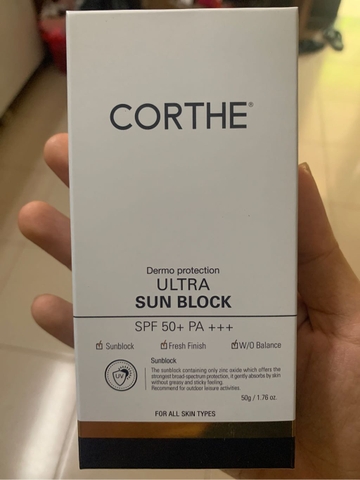 Kem Chống Nắng Corthe Dermo Protection Ultra Sun Block SPF50 50g