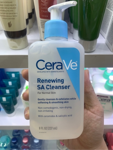 Sữa Rửa Mặt Cerave Renewing SA Cleanser Da Mụn
