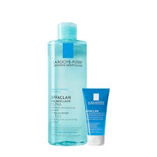 Set La Roche-Posay Tẩy Trang Effaclar 400ml + Sữa Rửa Mặt Effaclar 50ml Làm Sạch Sâu Cho Da Dầu Mụn