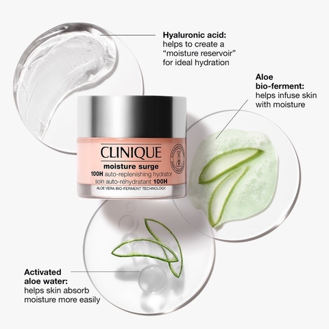 Kem Dưỡng Cấp Ẩm Chuyên Sâu Clinique Moisture Surge 100 Hour