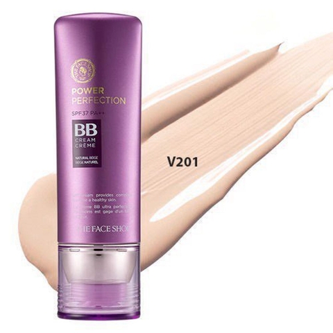 Kem Nền The Face Shop BB Cream Face it Power Perfection BB tím 40ml