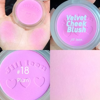 Phấn Má Hồng Jill Leen Lấp Lánh Không Thấm Nước Làm Sáng Tông Màu Da