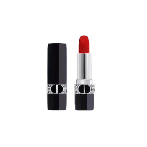 Son Dior Rouge Velvet Màu 999 Màu Đỏ Tươi Mini
