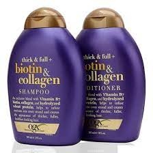 Bộ Gội Xả OGX Tím Biotin & Collagen Ngăn Rụng Tóc