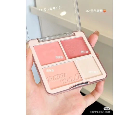 Bảng Má Hồng + Highlight Judy Doll Blush & Highlight Palette