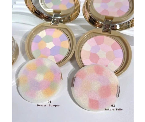 Phấn Phủ Đa Sắc Dạng Nén Canmake Marshmallow Finish Powder Abloom SPF19 PA++ 4g