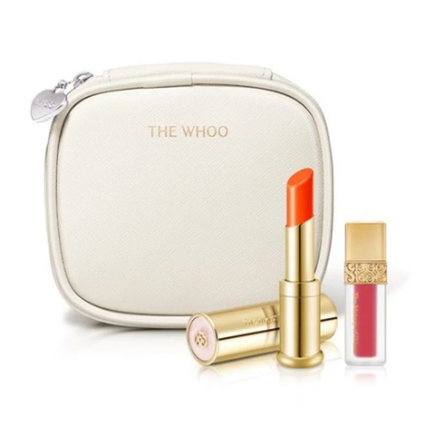 Set Son Dưỡng Whoo Glow Lip Balm Special - màu Orange