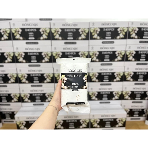 Bông tẩy trang xịn 240m