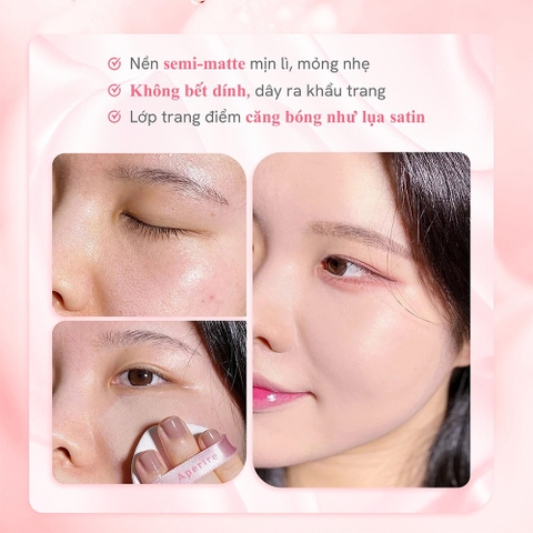 Phấn nước chống nắng che phủ toàn diện Aperire Day Dream Cover Cushion SPF50+ PA++++_13g