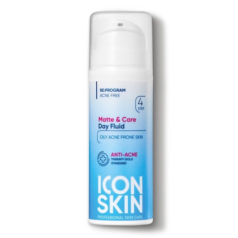 Kem Dưỡng Ngày ICON SKIN Matte& Care Day Fluid Dành Cho Da Dầu Mụn 30ml