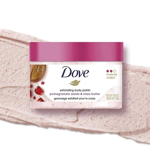 Tẩy Da Chết Body Dove Exfoliating Body Polish [Bản Mỹ 298g]