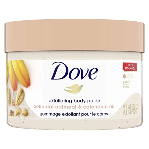 Tẩy Da Chết Body Dove Exfoliating Body Polish [Bản Mỹ 298g]