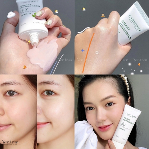 Kem Chống Nắng Caryophy Smart Sunscreen Tone Up 50ml