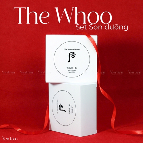 Set Son Dưỡng Whoo Glow Lip Balm Special - màu Orange