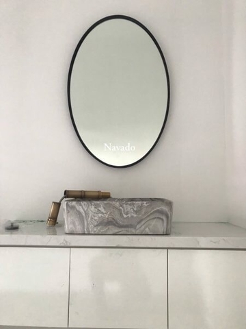 Gương phòng tắm Navado NAV603B 55×80 cm