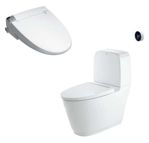 BỒN CẦU INAX ACT-832 + NẮP RỬA ĐIỆN TỬ CW-KB22AVN