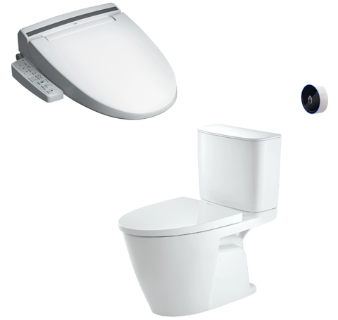 BỒN CẦU INAX ACT-602 + NẮP RỬA ĐIỆN TỬ CW-KB22AVN