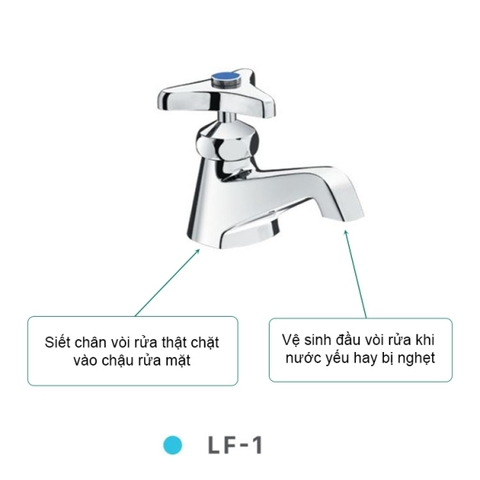 VÒI CHẬU LAVABO NƯỚC LẠNH INAX LF-1P*