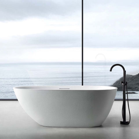 Bồn Tắm MOWOEN Mô Phỏng Đá Tự Nhiên ELLIS MW003-Matt White