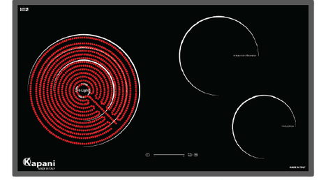 BẾP ĐIỆN TỪ KAPANI 2 VÙNG TỪ + 1 HỒNG NGOẠI K-77214S