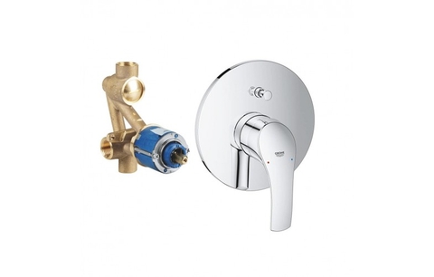 Mặt bộ trộn sen Grohe GROHE 19450002 + Bộ trộn sen âm tường Grohe 33963000