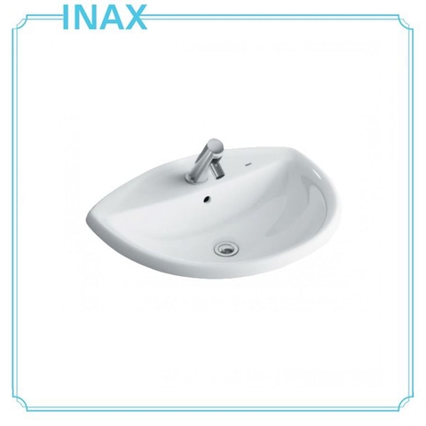 Chậu lavabo dương bàn đá inax L-2396V