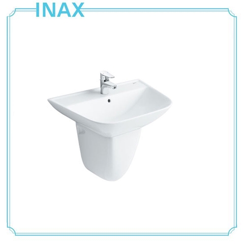 Chậu lavabo chân lửng inax L-297V & L-297VC