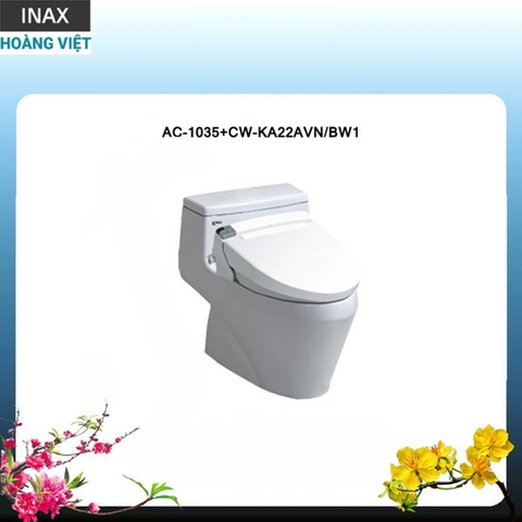 BỒN CẦU INAX AC-1035VN + NẮP CW-KA22AVN