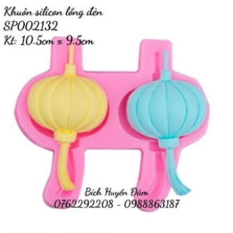 Khuôn silicon lồng đèn đổ rau câu, socola, trang trí bánh trung thu hiện đại