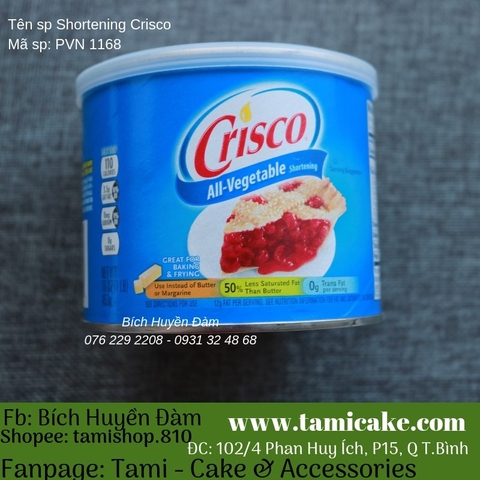 Shortening Crisco trọng lượng 453g PVN11168